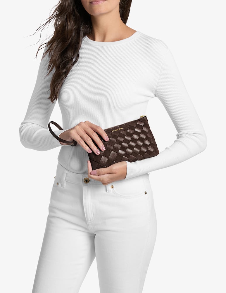 rinascente Michael Michael Kors Woven wristlet