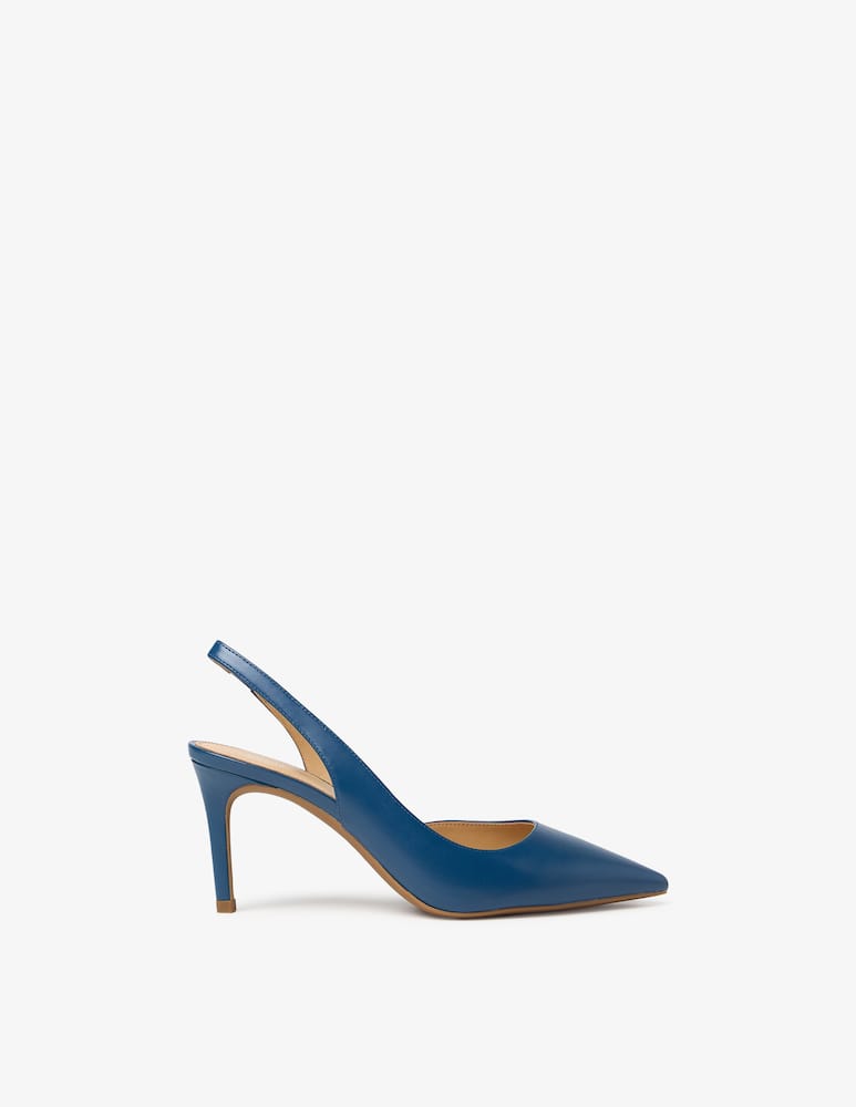 Michael Michael Kors Alina leather slingback heels - picture 1
