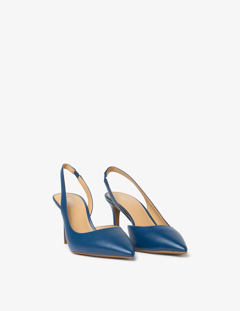 Michael Michael Kors Alina leather slingback heels - picture 2