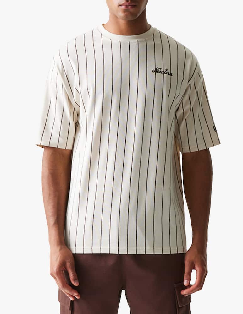 rinascente New Era New era pinstripe t-shirt