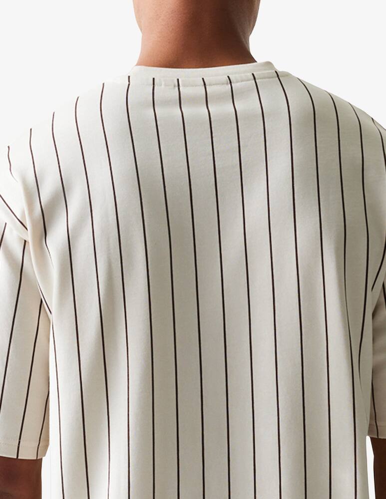 rinascente New Era New era pinstripe t-shirt
