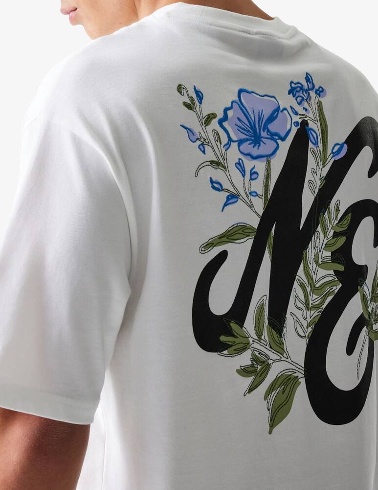 rinascente New Era Floral graphic logo t-shirt