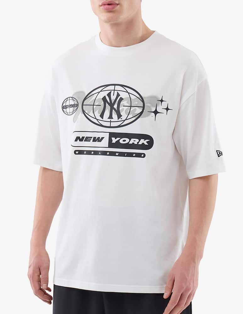 rinascente New Era Yankees globe logo t-shirt