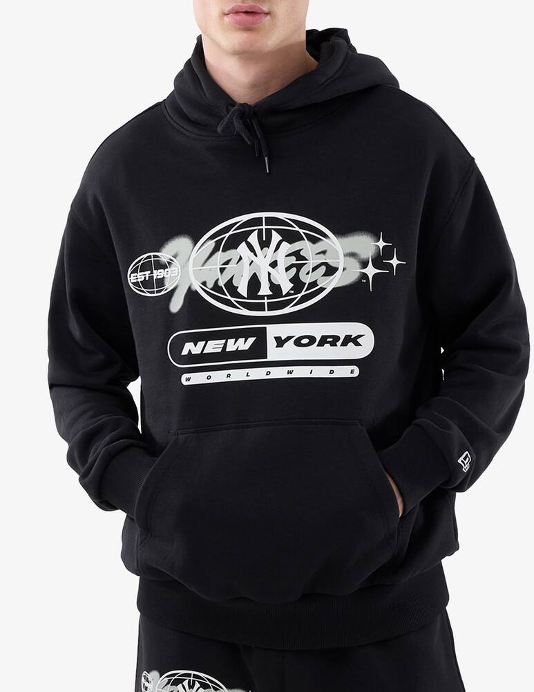 rinascente New Era Felpa cappuccio logo New York Yankees