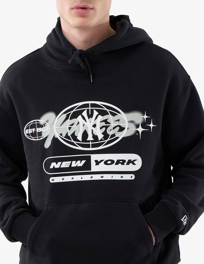rinascente New Era Felpa cappuccio logo New York Yankees
