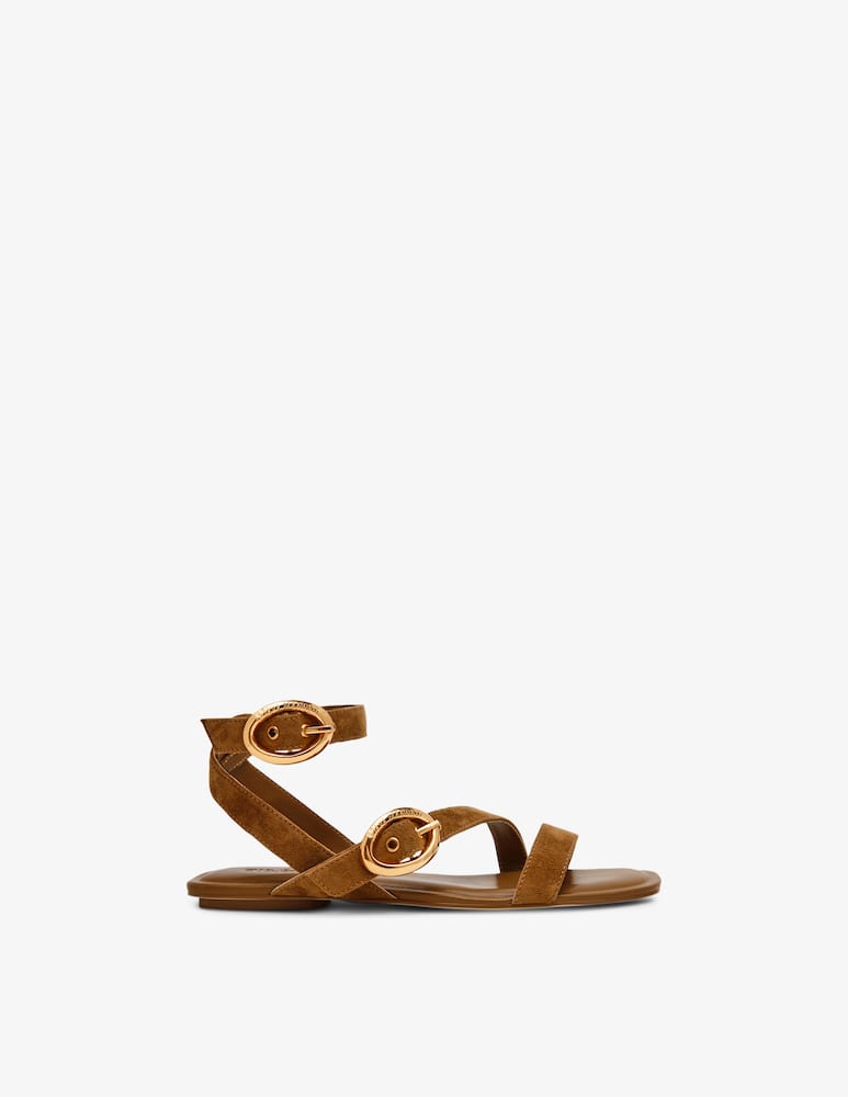 Steve Madden Sandalo flat in suede Karmin - immagine 1 Steve Madden Sandalo flat in suede Karmin - immagine 1