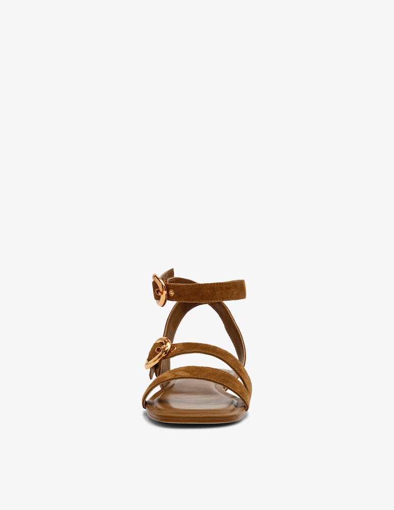 rinascente Steve Madden Sandalo flat in suede Karmin