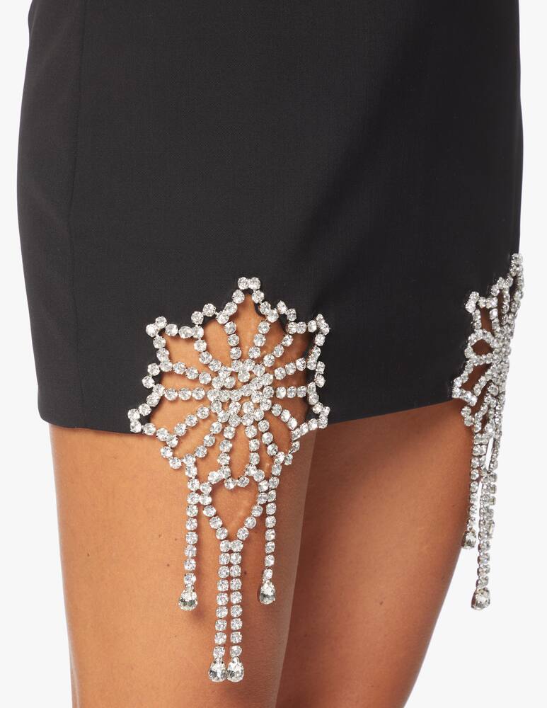 rinascente Area Minigonna in misto lana Crystal Crochet