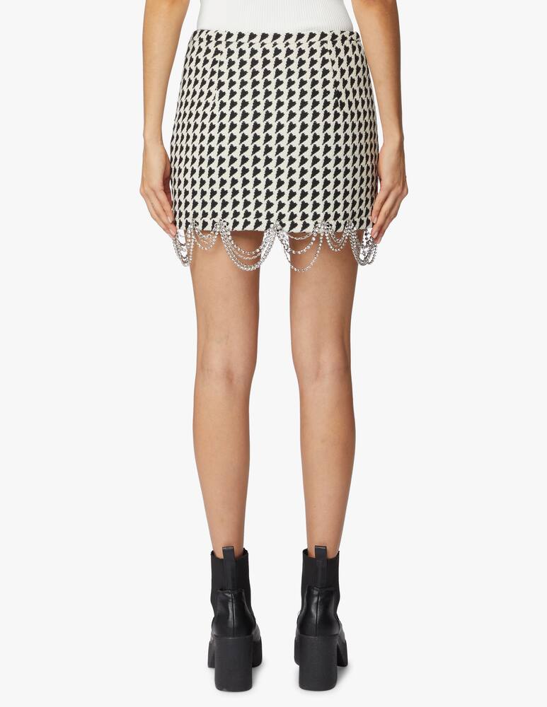 rinascente Area Minigonna drappeggiata con catene