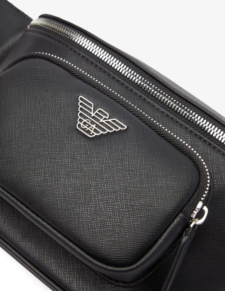 rinascente Emporio Armani Marsupio new business in pelle rigenerata