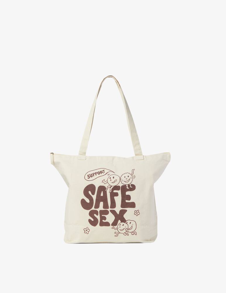 rinascente carne bollente Borsa shopper Security First - Beige