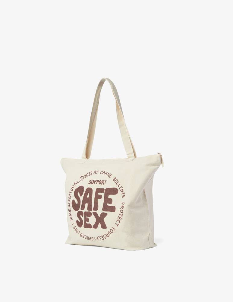 rinascente carne bollente Borsa shopper Security First - Beige