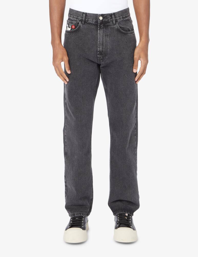 rinascente carne bollente Denim straight fit jeans - Grey