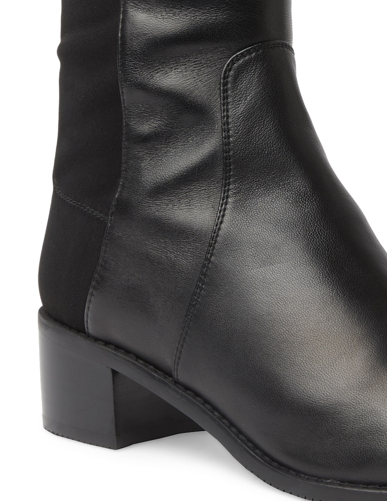 Stuart Weitzman Stivali over the knee reserve in pelle - immagine 2 Stuart Weitzman Stivali over the knee reserve in pelle - immagine 2