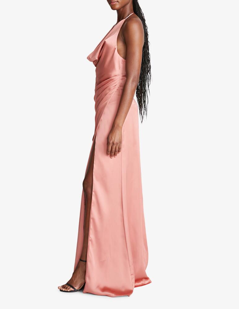 rinascente HALSTON Autton liquid satin gown