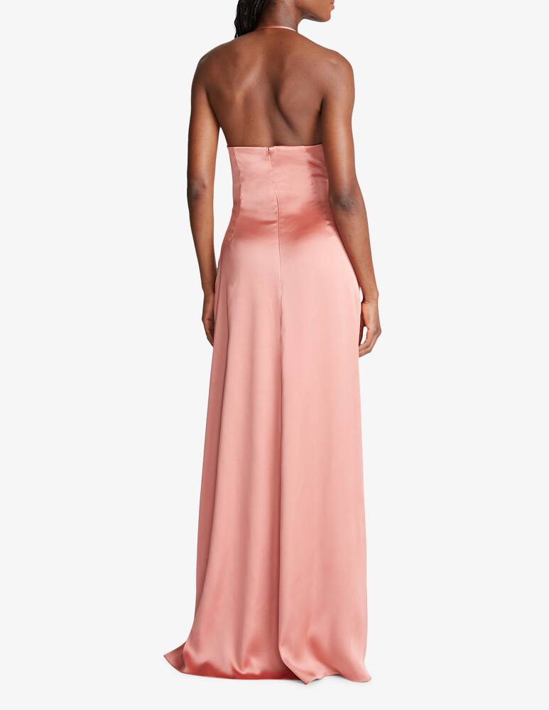 rinascente HALSTON Autton liquid satin gown
