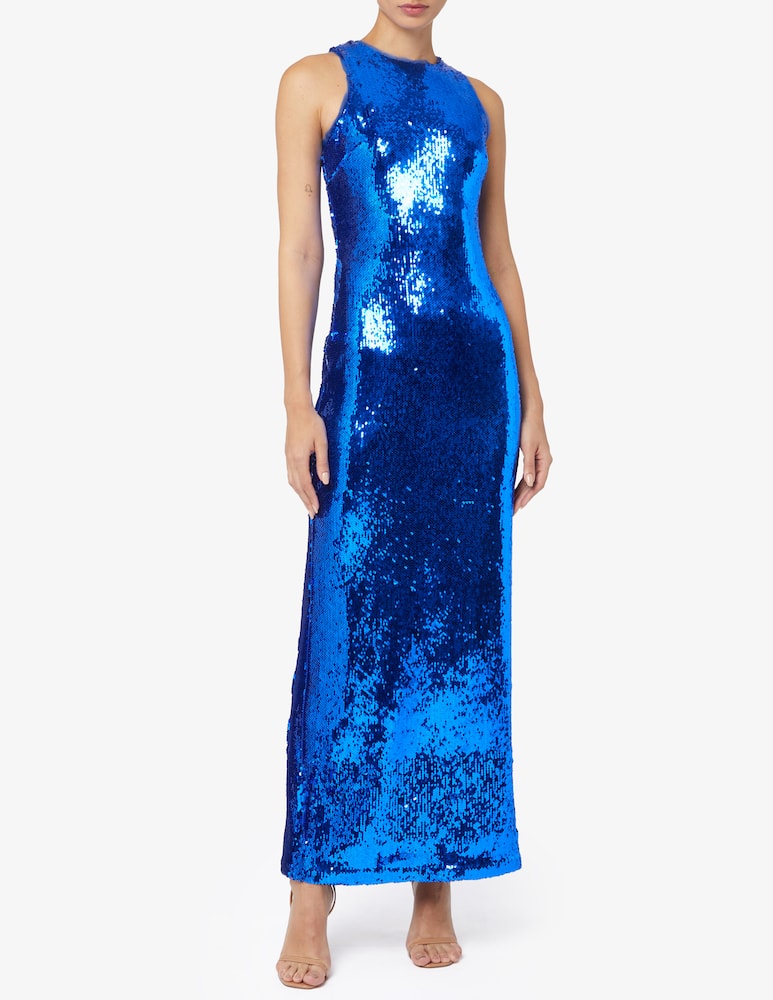 HALSTON Vestito lungo con paillettes Hasia - immagine 2