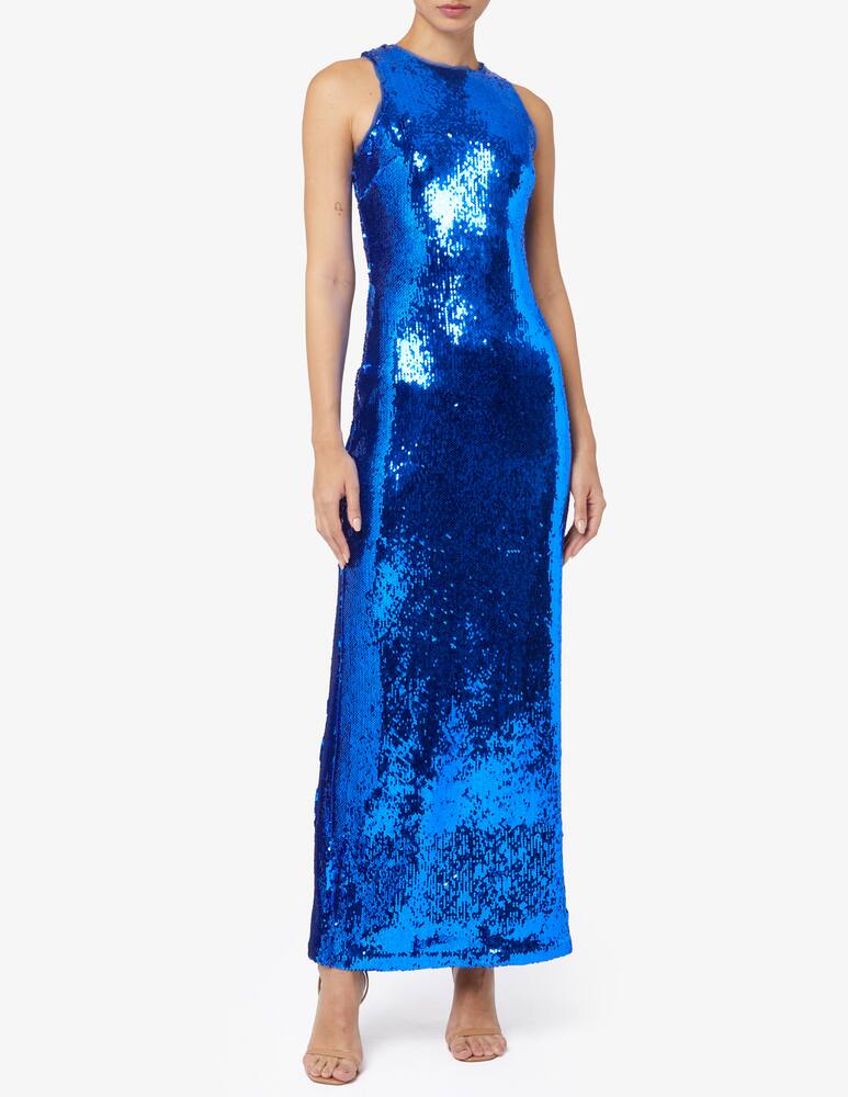 rinascente HALSTON Vestito lungo con paillettes Hasia