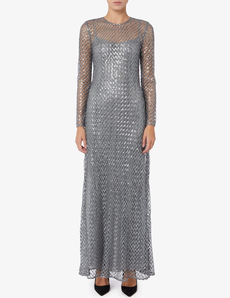 HALSTON Vestito lungo con paillettes Kirsten - immagine 1 HALSTON Vestito lungo con paillettes Kirsten - immagine 1