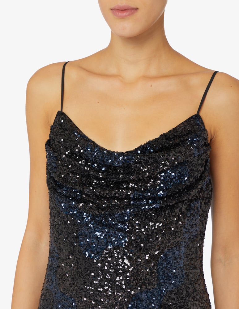 HALSTON Abito in paillettes Syrena - immagine 4 HALSTON Abito in paillettes Syrena - immagine 4