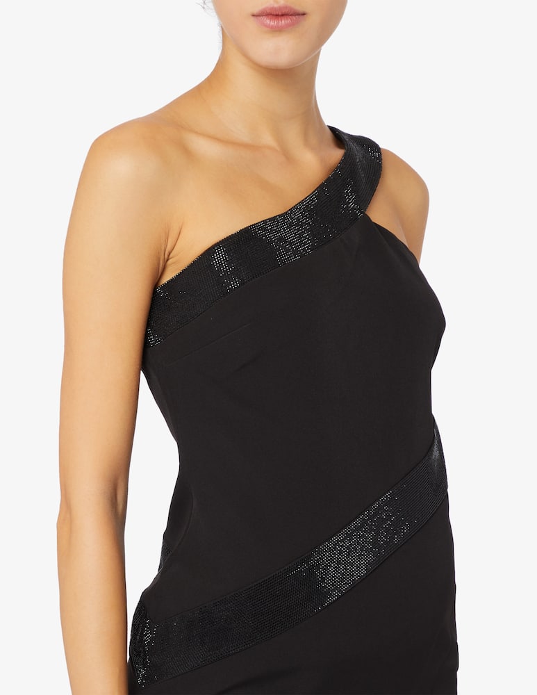 HALSTON Abito mini Auriel in stretch - immagine 4