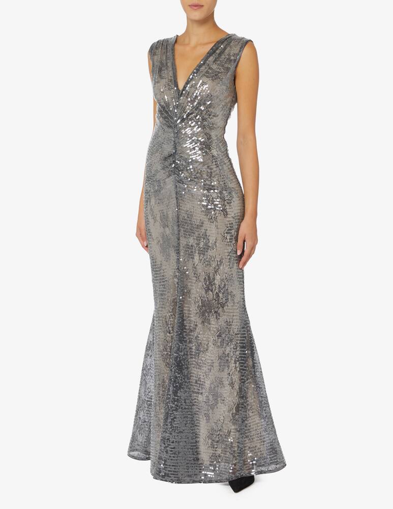 rinascente HALSTON Abito in paillettes pizzo Loretta