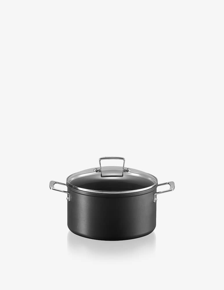 Le Creuset Toughened Non-Stick Deep Casserole with Glass Lid 24cm - picture 1 Le Creuset Toughened Non-Stick Deep Casserole with Glass Lid 24cm - picture 1