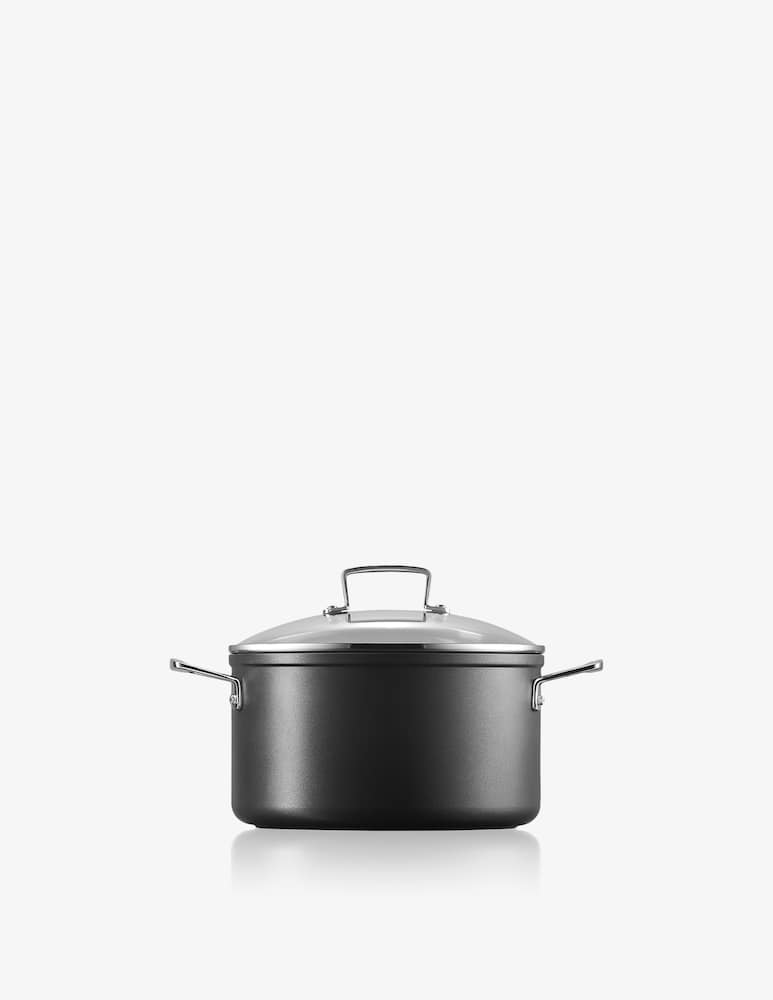Le Creuset Toughened Non-Stick Deep Casserole with Glass Lid 24cm - picture 3 Le Creuset Toughened Non-Stick Deep Casserole with Glass Lid 24cm - picture 3