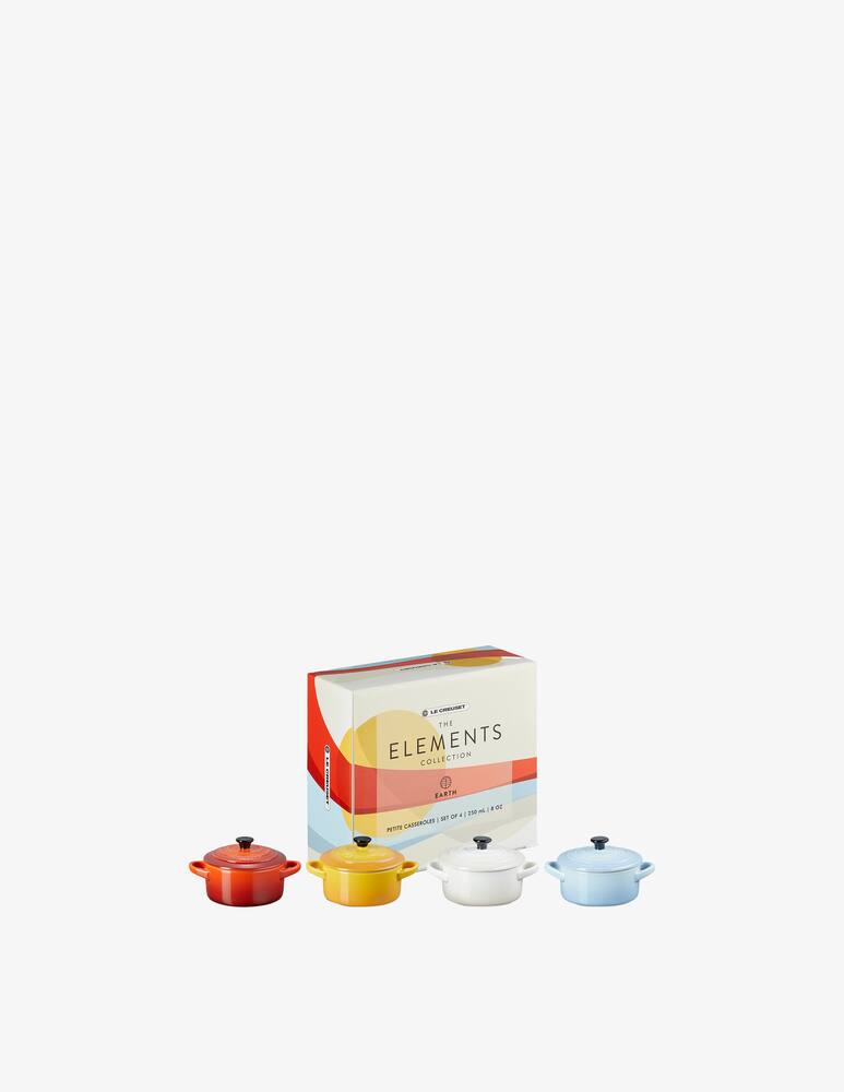 rinascente Le Creuset Set of 4 Classic 10cm Mini Round Cocotte