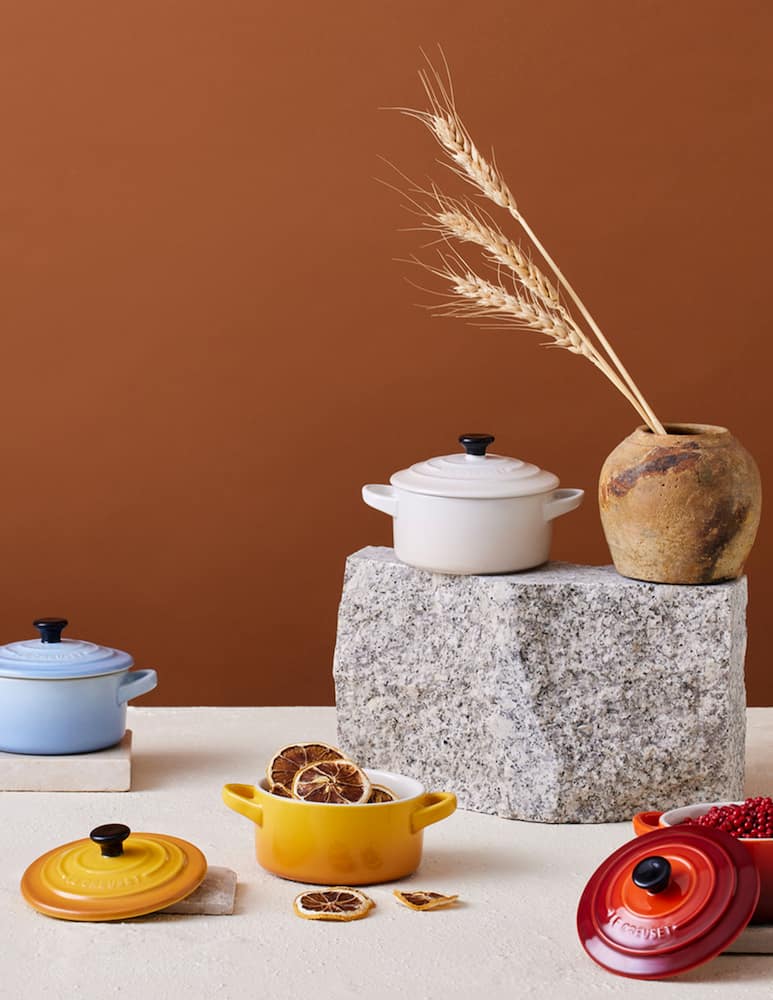 rinascente Le Creuset Set of 4 Classic 10cm Mini Round Cocotte