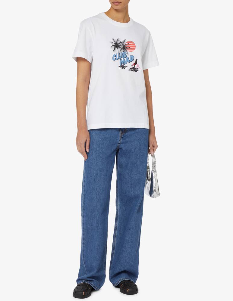 rinascente carne bollente T-shirt Club mad - Bianco