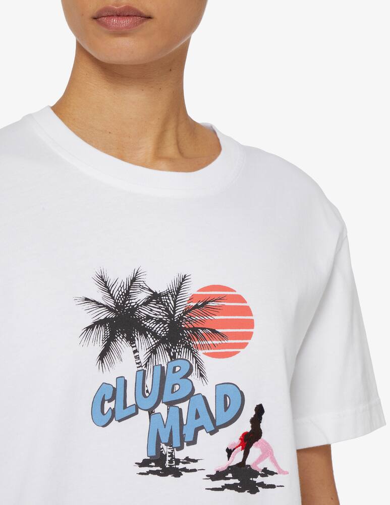 rinascente carne bollente T-shirt Club mad - Bianco
