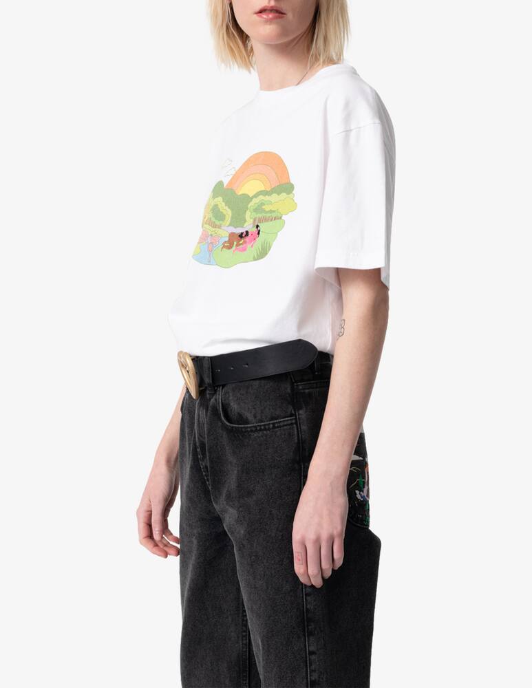 rinascente carne bollente Valley of Love t-shirt with print - White