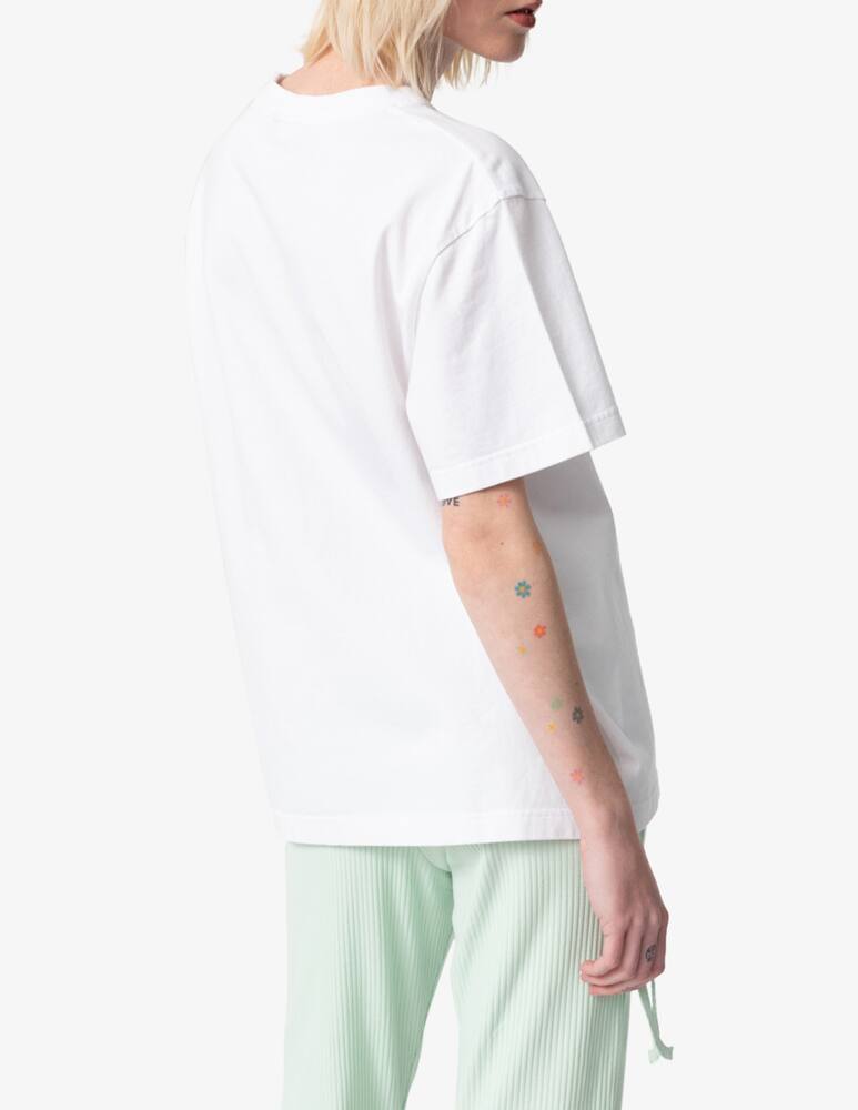 rinascente carne bollente T-shirt with embroidery - White