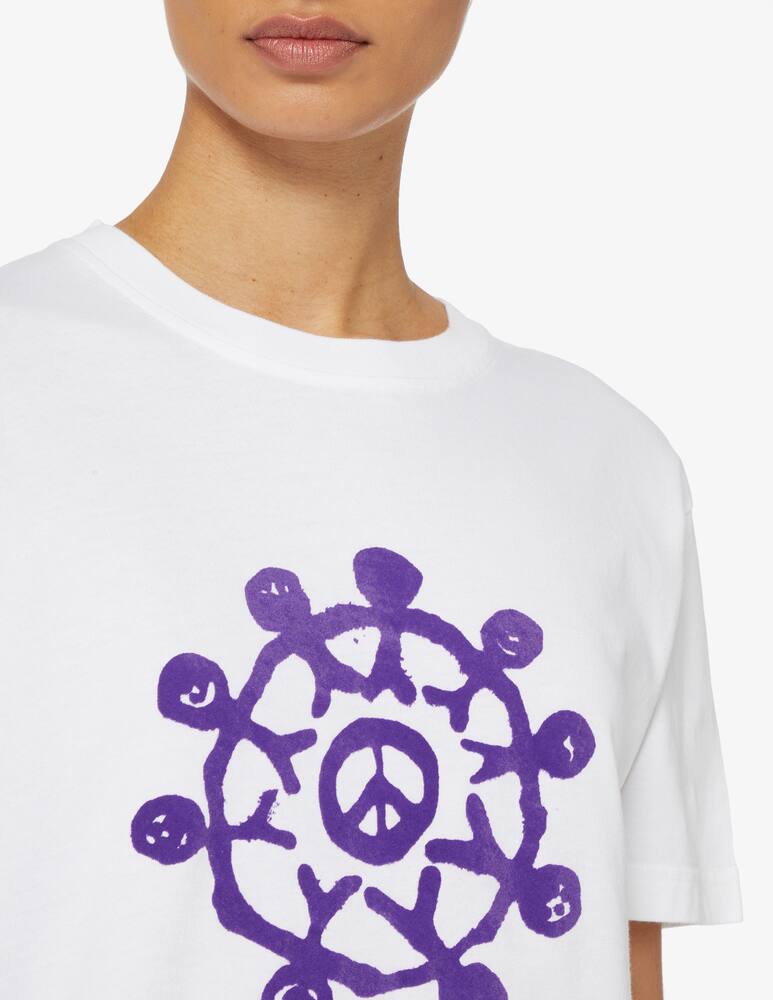 rinascente carne bollente Make love not war t-shirt - White