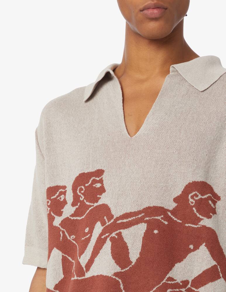 rinascente carne bollente Polo manica corta open 