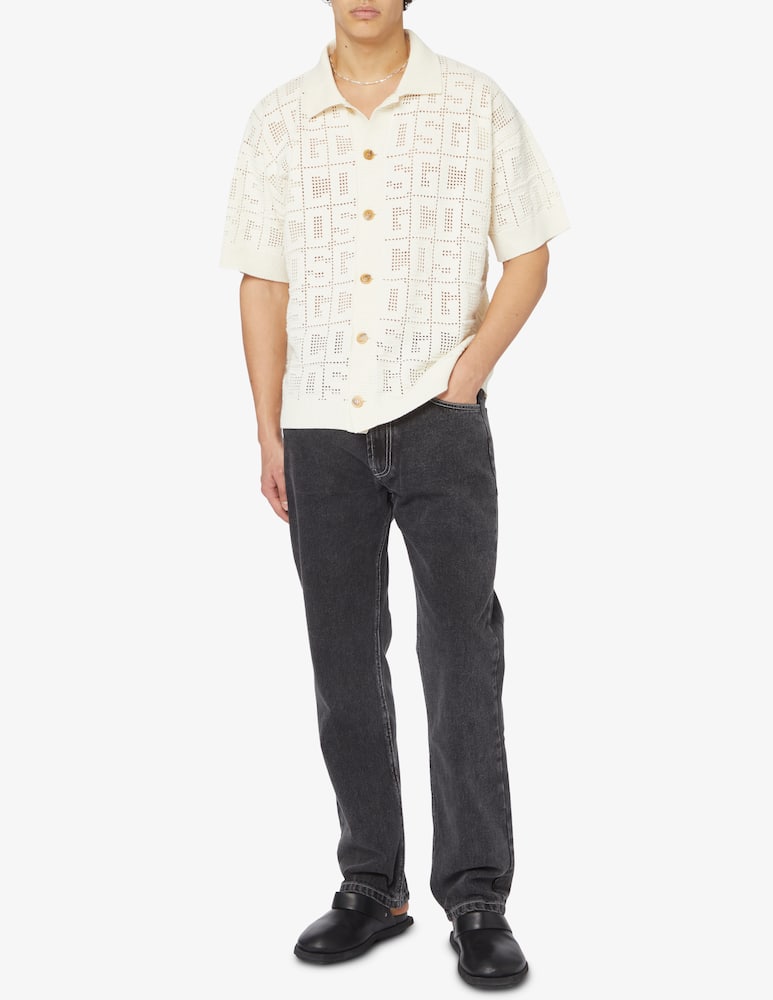 rinascente carne bollente Boner of rising sun embroidery denim 