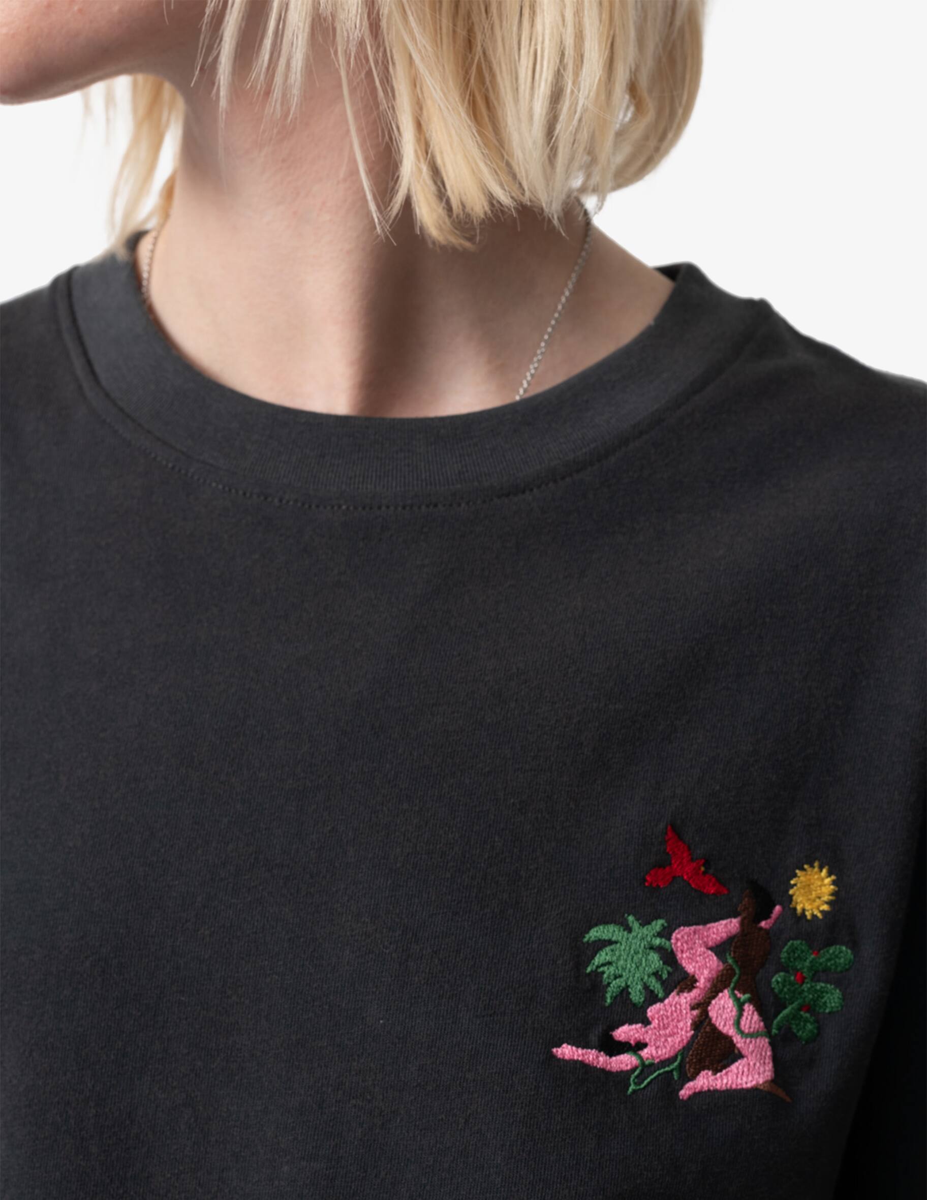 【CARNE BOLLENTE】 JUNGLE SWING / Washed Black Carne Bollente Gray Jungle Swing T-Shirt Carne Bollente