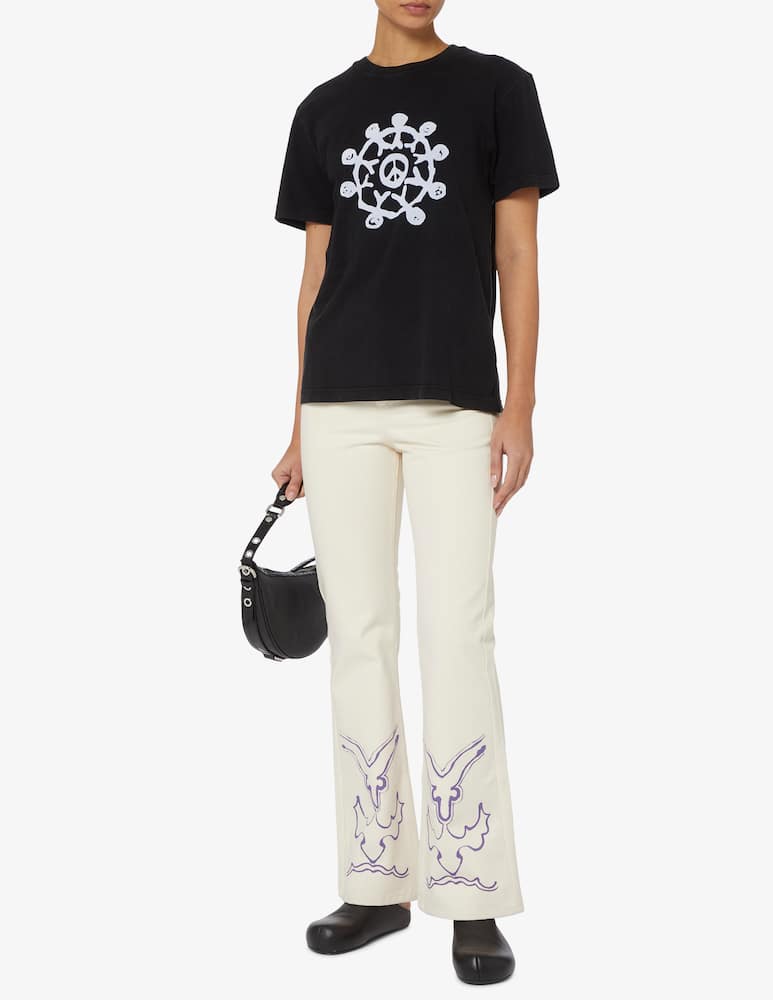 rinascente carne bollente Licky luck flare jeans