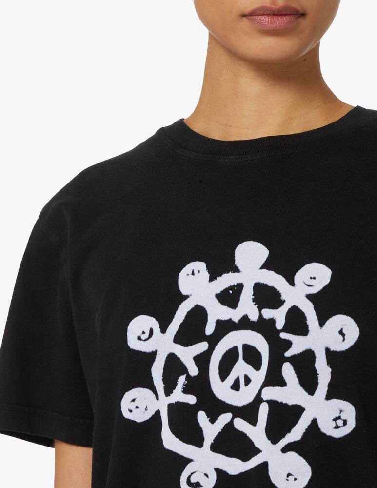 rinascente carne bollente Make love not war t-shirt - Black