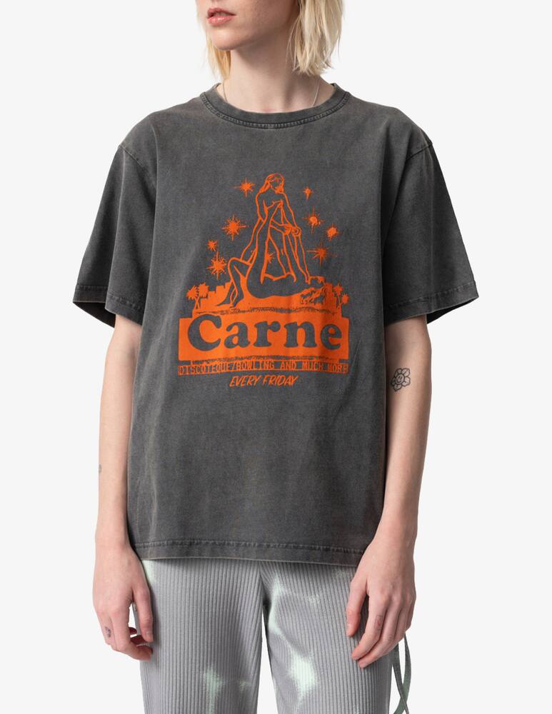 rinascente carne bollente Roller Coaster t-shirt with print  - Black