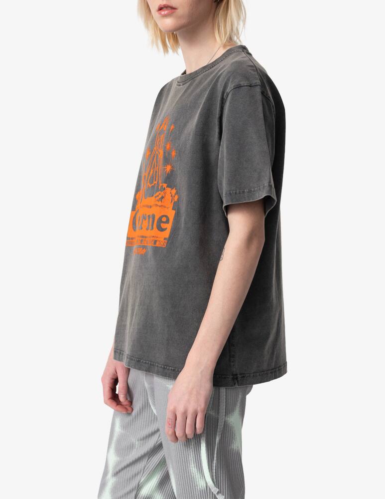 rinascente carne bollente Roller Coaster t-shirt with print  - Black