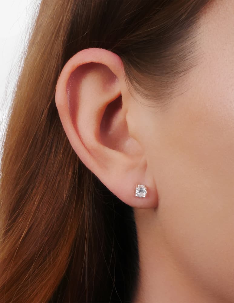 rinascente Lauren Ralph Lauren 5mm Silver Crystal Stud earrings