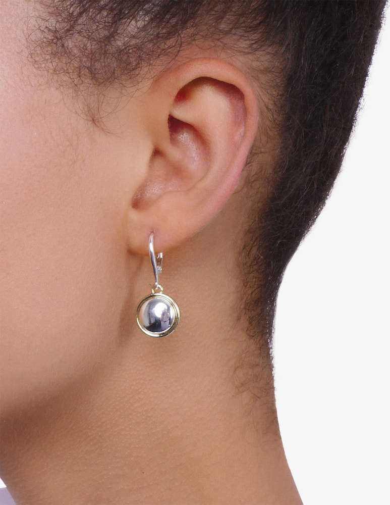 rinascente Lauren Ralph Lauren Silver & Gold Disc Drop earrings