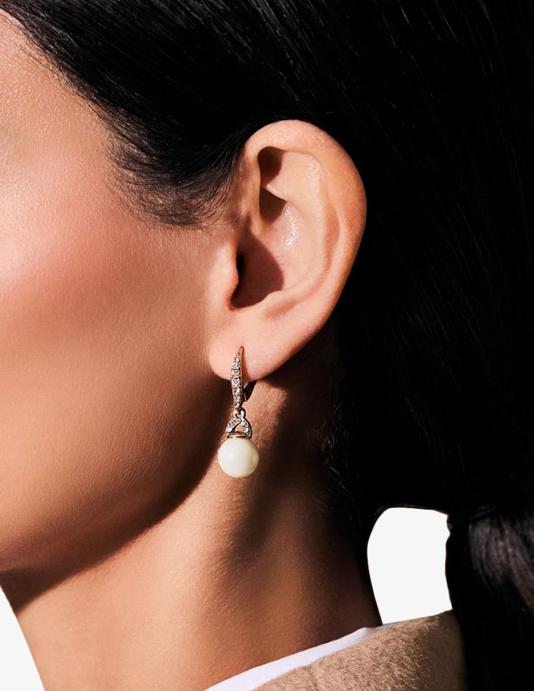 rinascente Lauren Ralph Lauren Orecchini dorati con perle