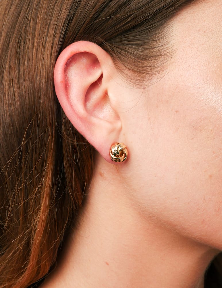 rinascente Lauren Ralph Lauren Orecchini dorati con nodo