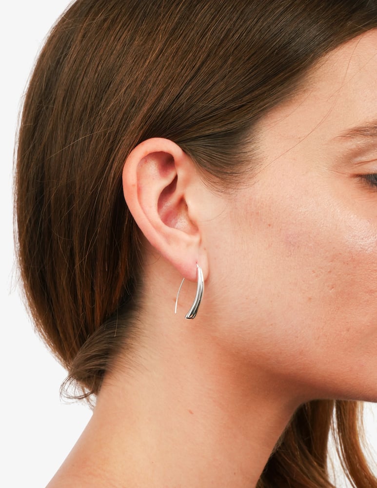 rinascente Lauren Ralph Lauren Silver Threader earrings