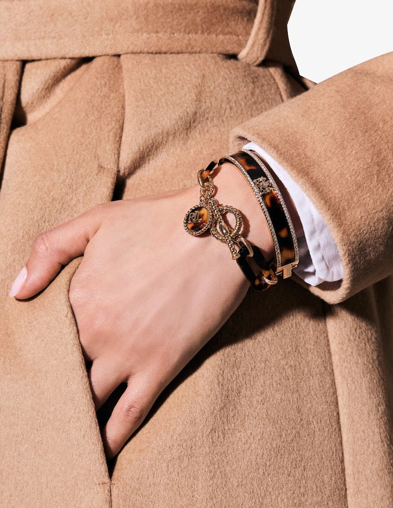 Lauren Ralph Lauren Bracciale tartarugato con cristallo - immagine 2 Lauren Ralph Lauren Bracciale tartarugato con cristallo - immagine 2