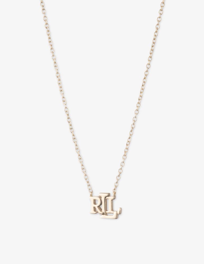 Lauren Ralph Lauren Collana dorata con logo - immagine 1 Lauren Ralph Lauren Collana dorata con logo - immagine 1