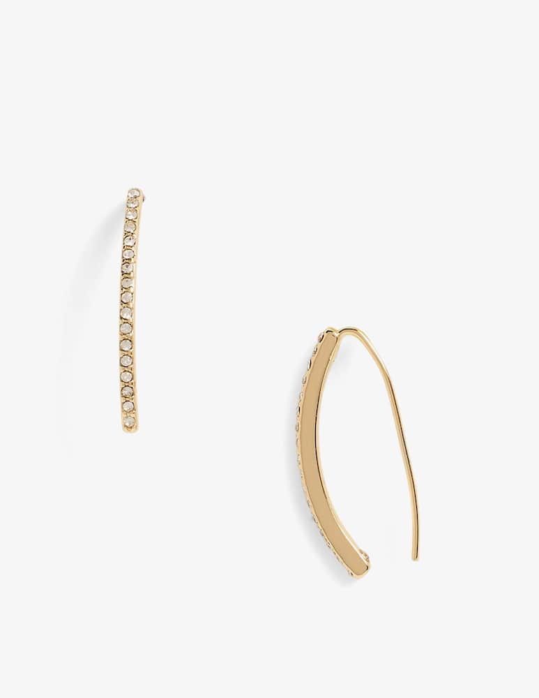 rinascente Lauren Ralph Lauren Pave threader earrings